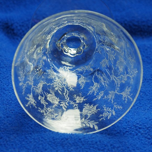 Vintage Fostoria Chintz Oyster/Fruit Cocktail - Picture 12 of 14